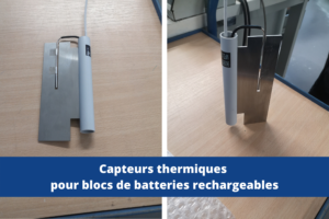 capteur blocs batterie rechargeables