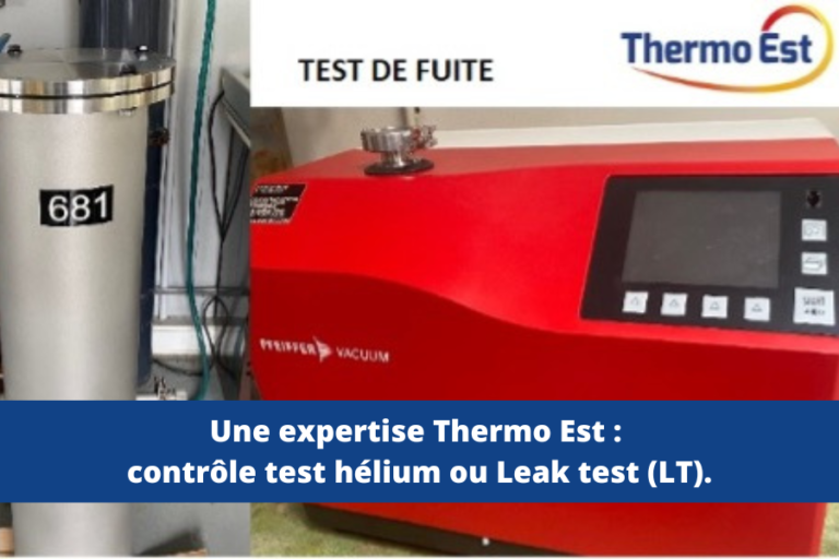 contrôle fuite helium leak test